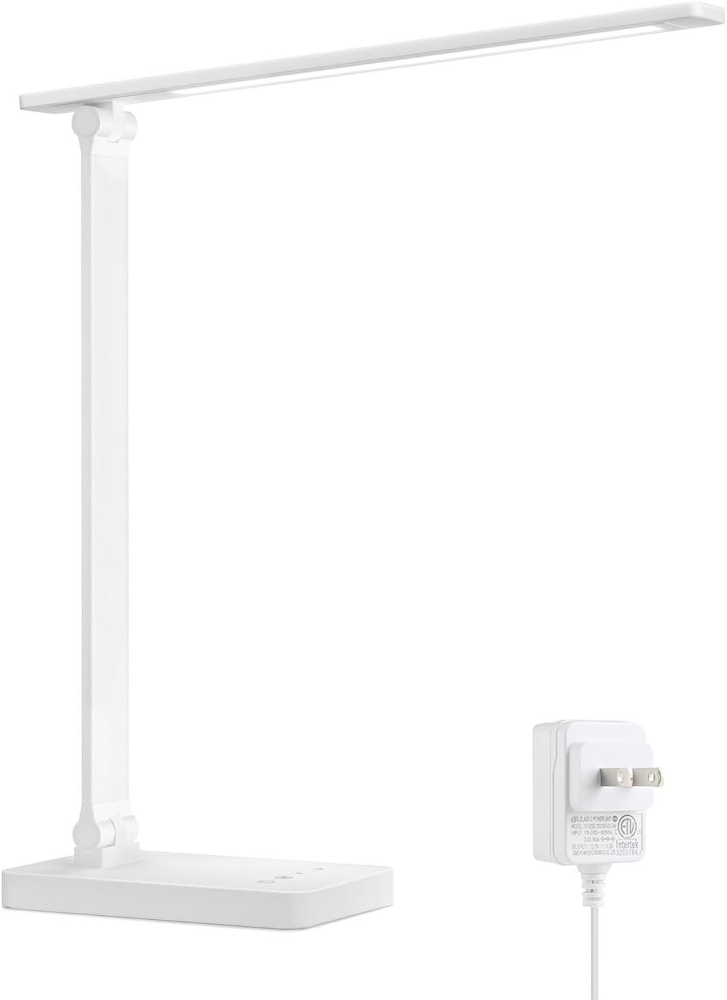 Lepro white LED desk lamp with a long light bar