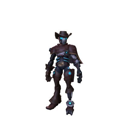 Bounty Hunter D-17 character bundle rendered on a Roblox avatar