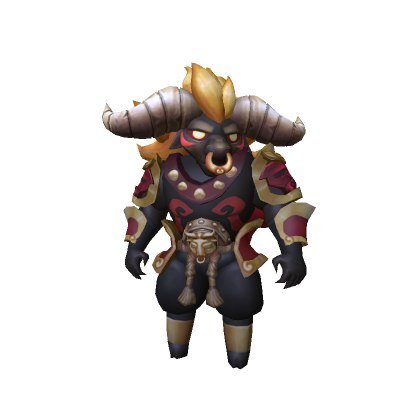 Bull Demon King character bundle rendered on a Roblox avatar
