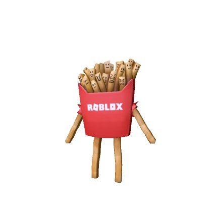 Gang O' Fries character bundle rendered on a Roblox avatar