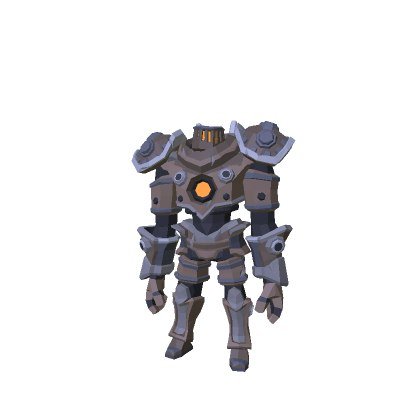 Mech Golem character bundle rendered on a Roblox avatar