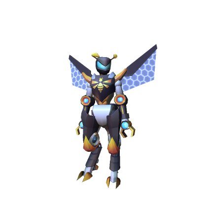 Mech Wasp Scourge character bundle rendered on a Roblox avatar