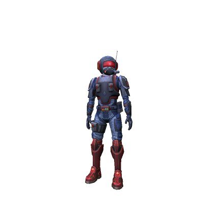 The Phantom Phalanx: Cygnus-34 character bundle rendered on a Roblox avatar