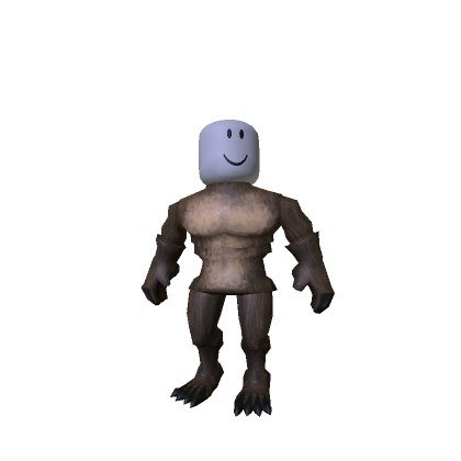 Werewolf character bundle rendered on a Roblox avatar