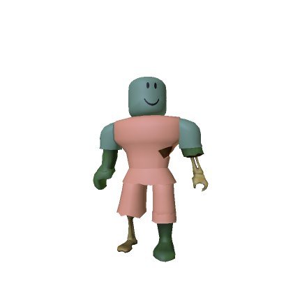 Zombie character bundle rendered on a Roblox avatar