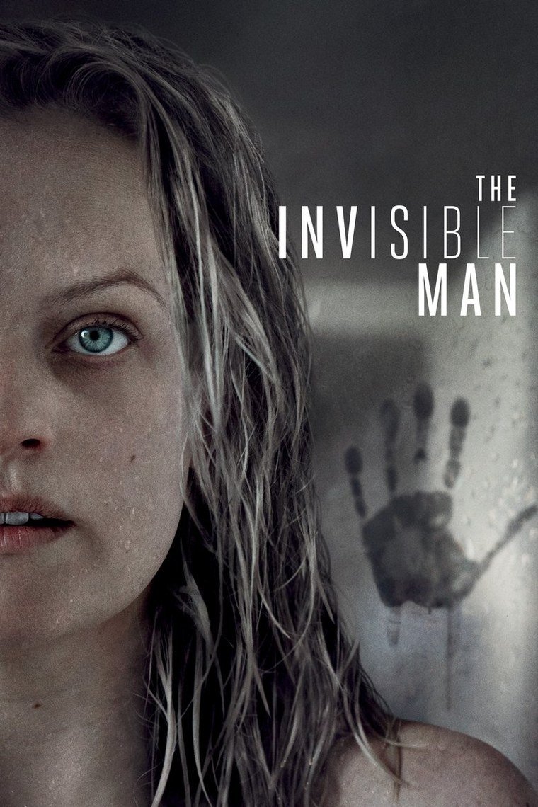 The Invisible Man poster showing a woman in profile against a dark empty corridor