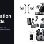 Seven translation earbuds laid out together, including Apple AirPods Pro 3, Timekettle interpreters and Samsung Galaxy Buds