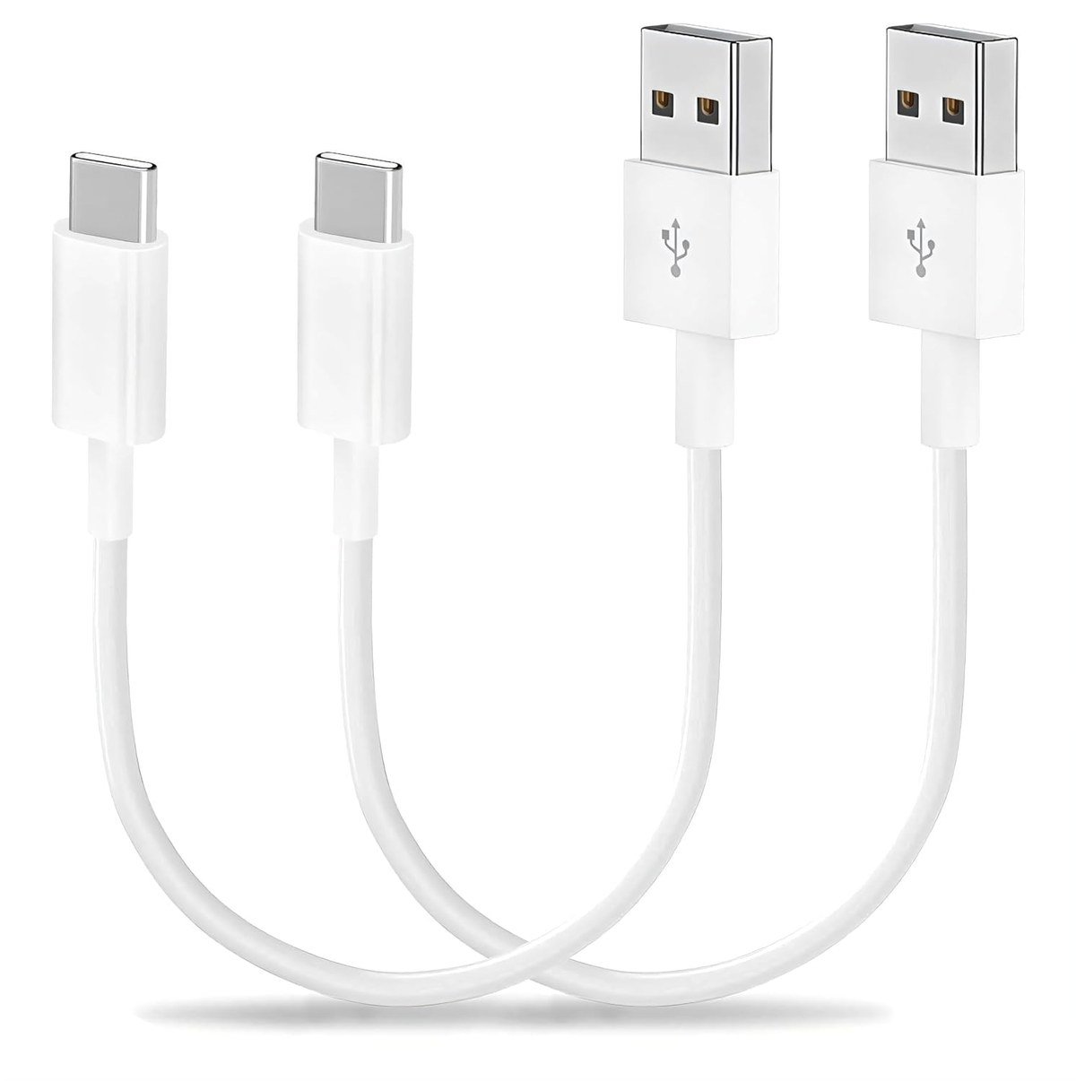 TOP-UP short 1.15 ft USB-A to USB-C cable