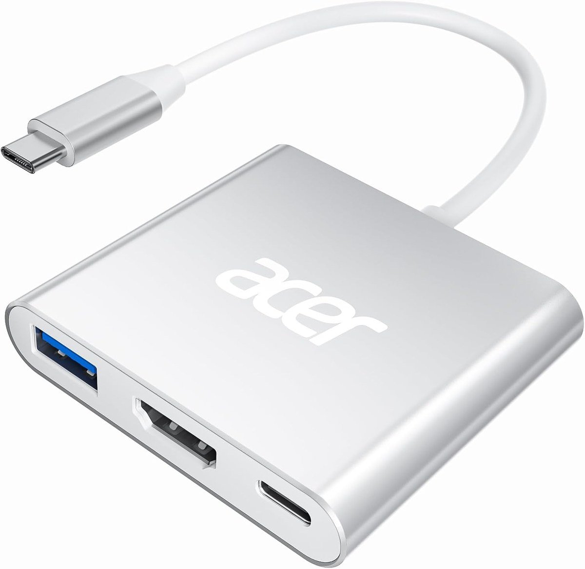 Acer 3-in-1 USB-C hub with HDMI, USB-A and charging port