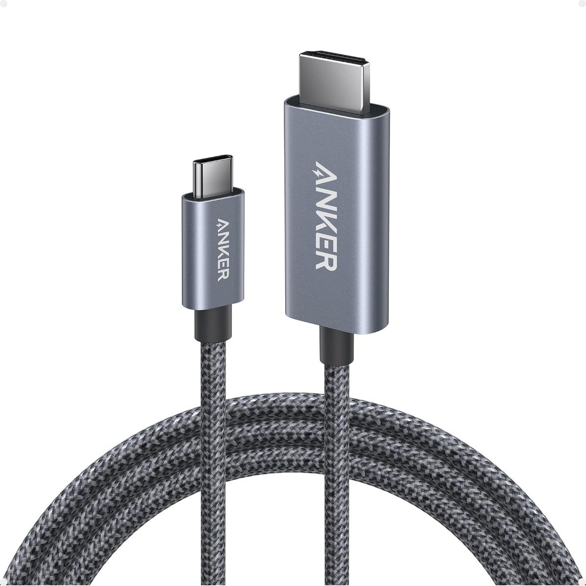 Anker Nano braided USB-C to HDMI cable, 6 ft