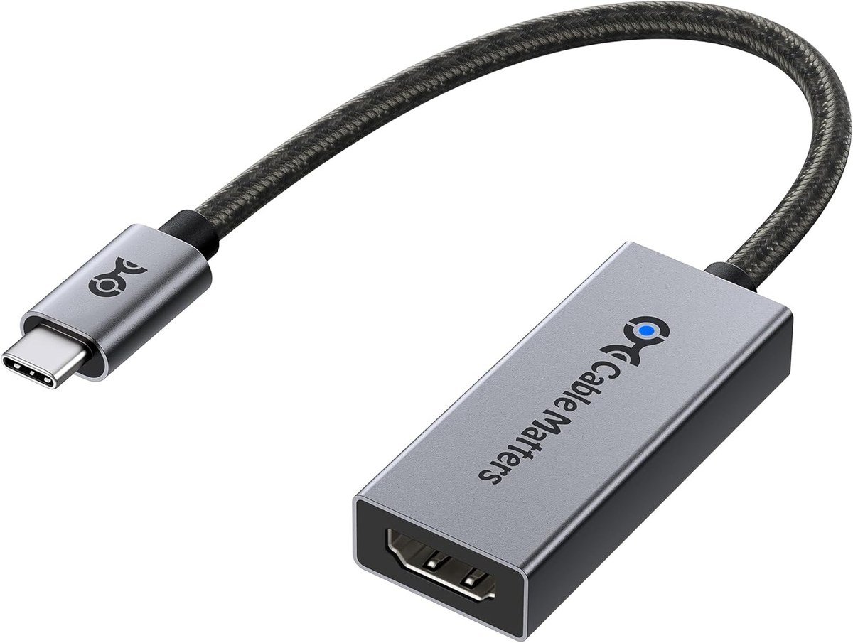 Cable Matters USB-C to HDMI 2.1 adapter for macOS