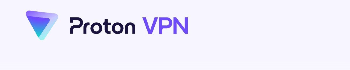 Proton VPN logo from the top of the Proton VPN home page