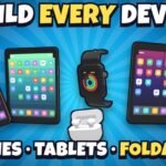 Build a Phone Empire banner showing phones, tablets, a smartwatch and earbuds on blue