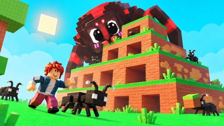 Build An Ant Empire promotional artwork on Roblox