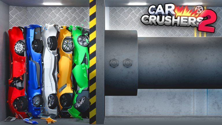Car Crushers 2 promotional artwork on Roblox