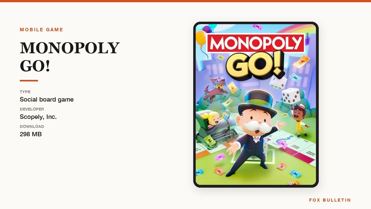 The MONOPOLY GO board with dice and sticker rewards