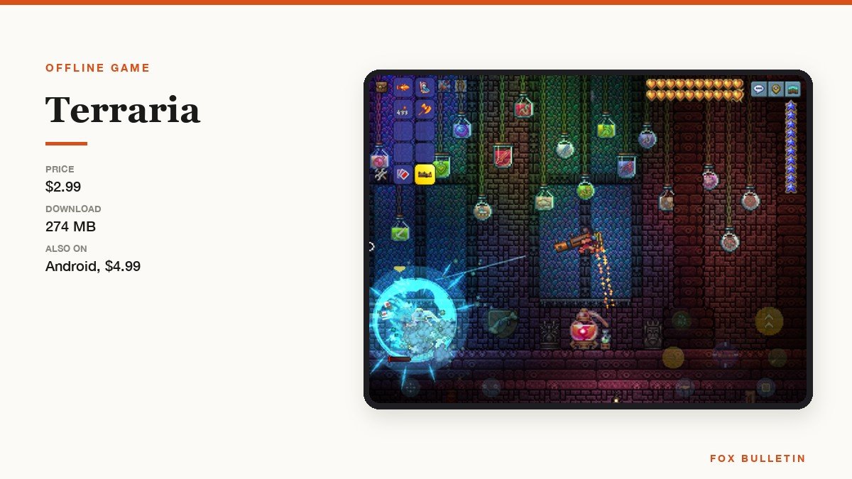 Pixel art world with a player mining underground in Terraria