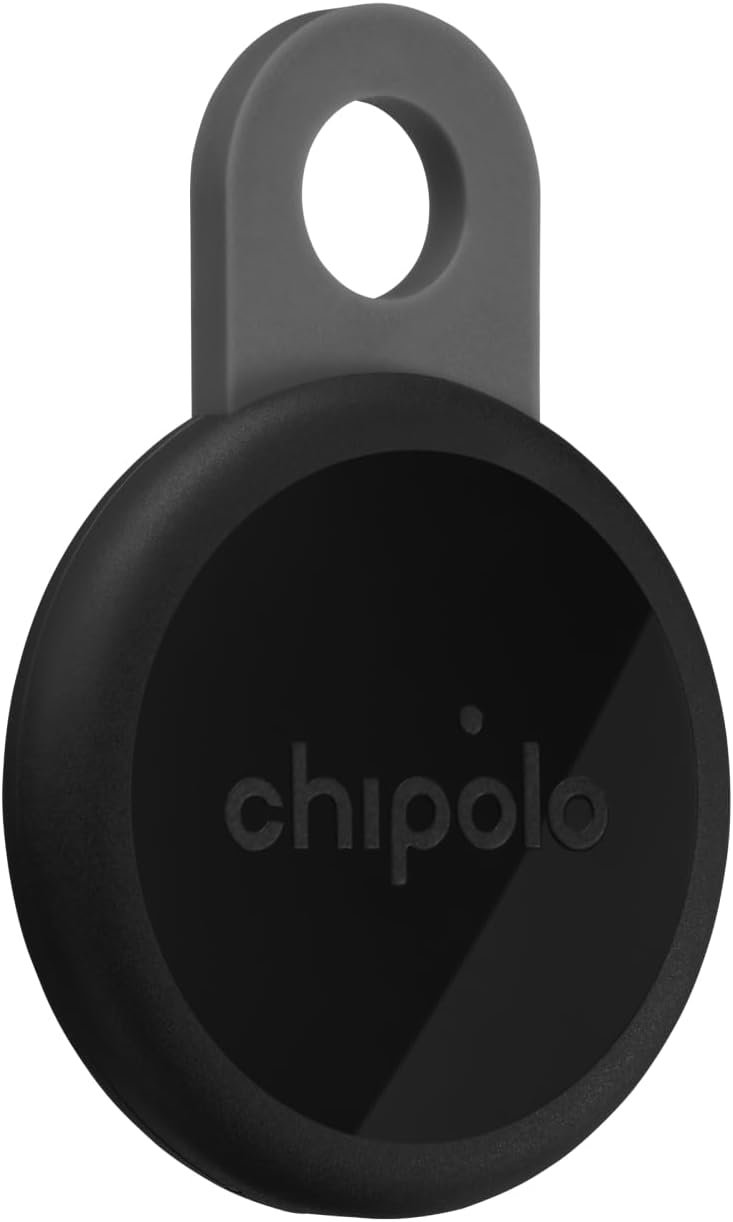 Chipolo Loop rechargeable bluetooth tracker with an integrated flexible silicone loop