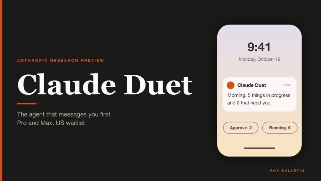 Claude Duet headline over the Anthropic research preview announcement of October 21, 2026