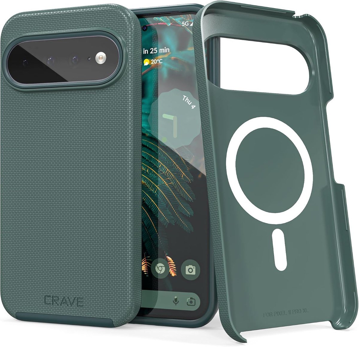 Crave Dual Guard case for Pixel 11 Pro XL in green