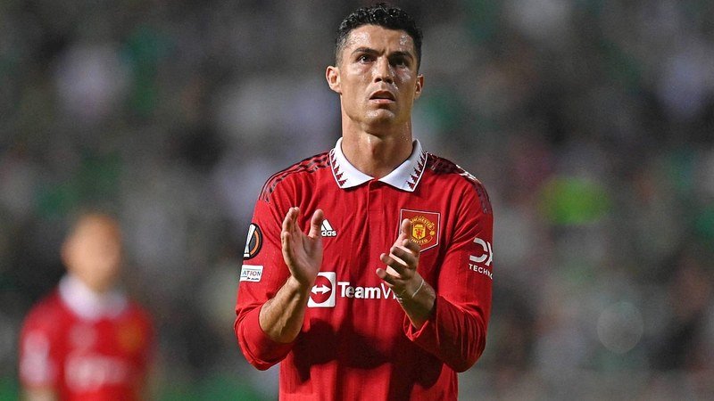Cristiano Ronaldo playing for Portugal