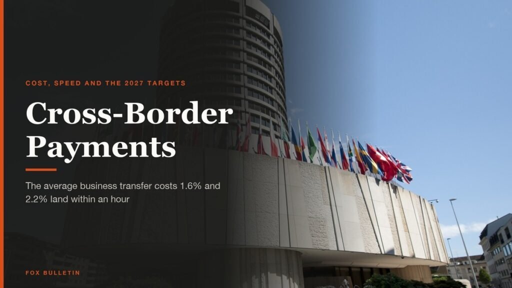 Bank for International Settlements tower in Basel ringed by member country flags
