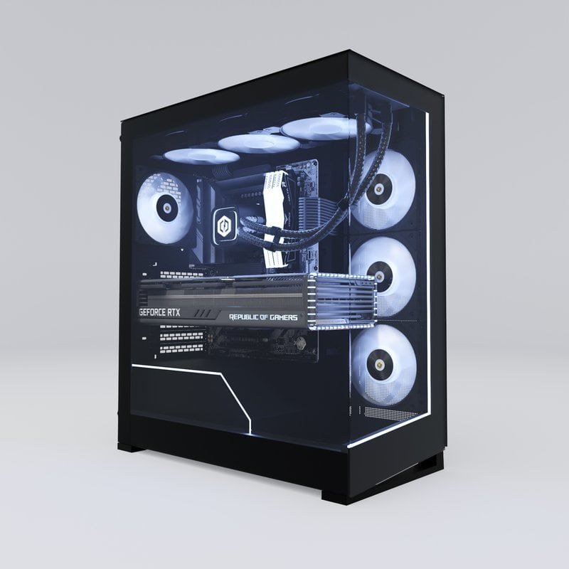 CyberPowerPC GeForce Mainstream gaming PC in a Phanteks NV5s case