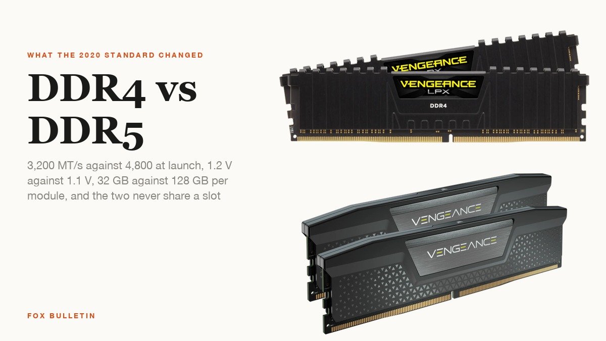 DDR4 vs DDR5 RAM: Speed, Voltage, Capacity and Compatibility