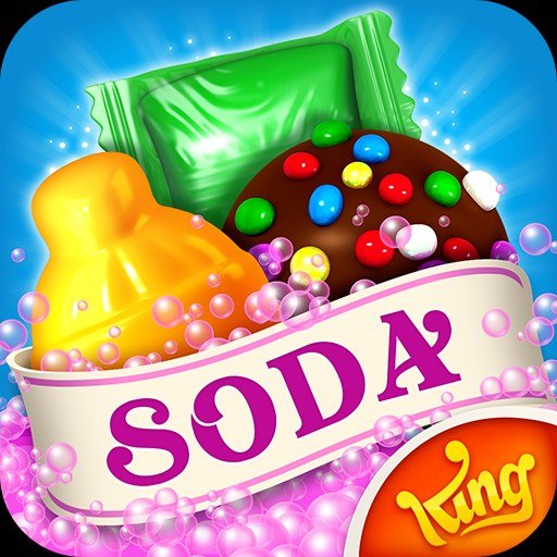 Candy Crush Soda Saga icon on Google Play