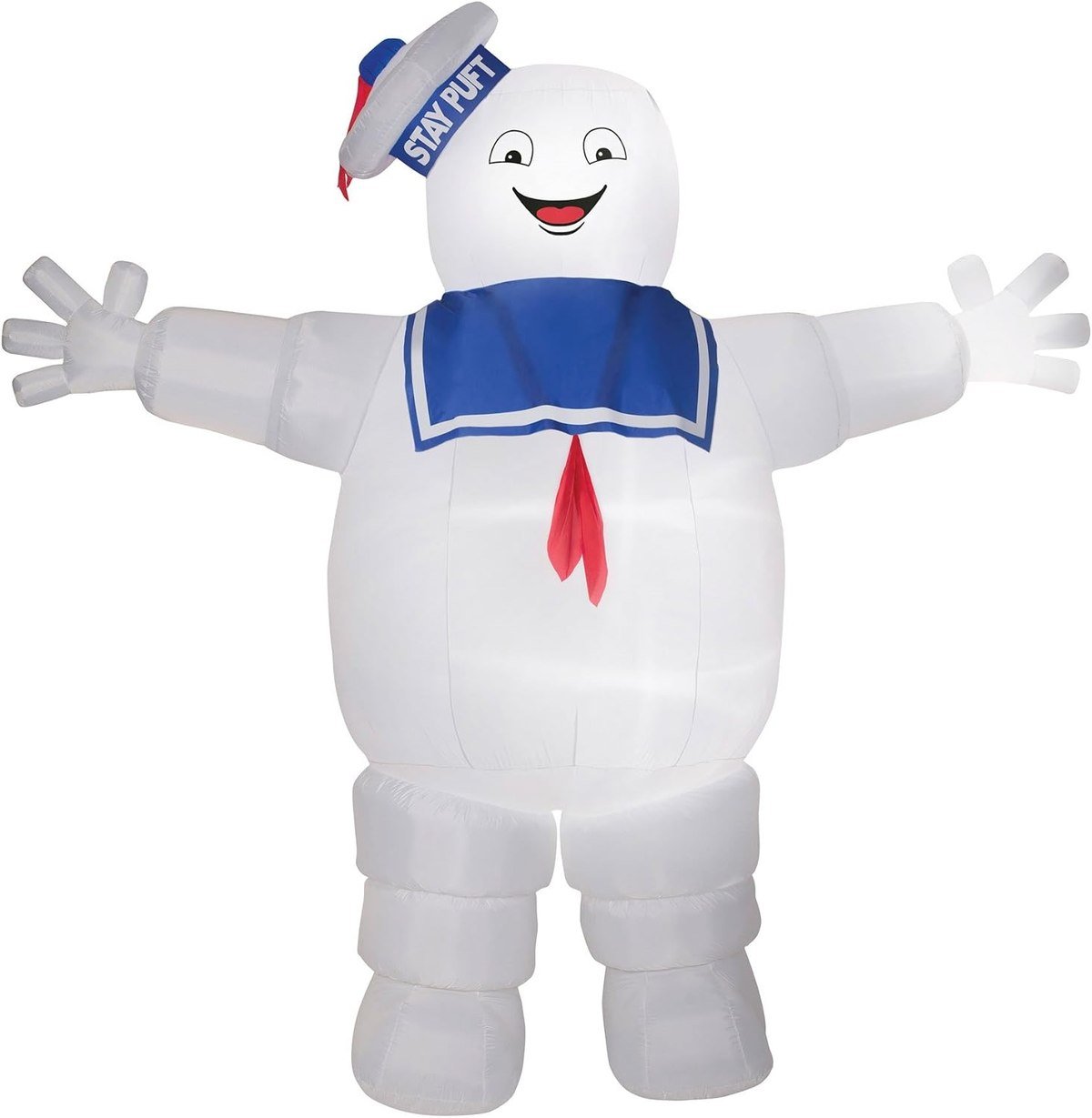Gemmy 9 ft Stay Puft Marshmallow Man Airblown inflatable with arms outstretched