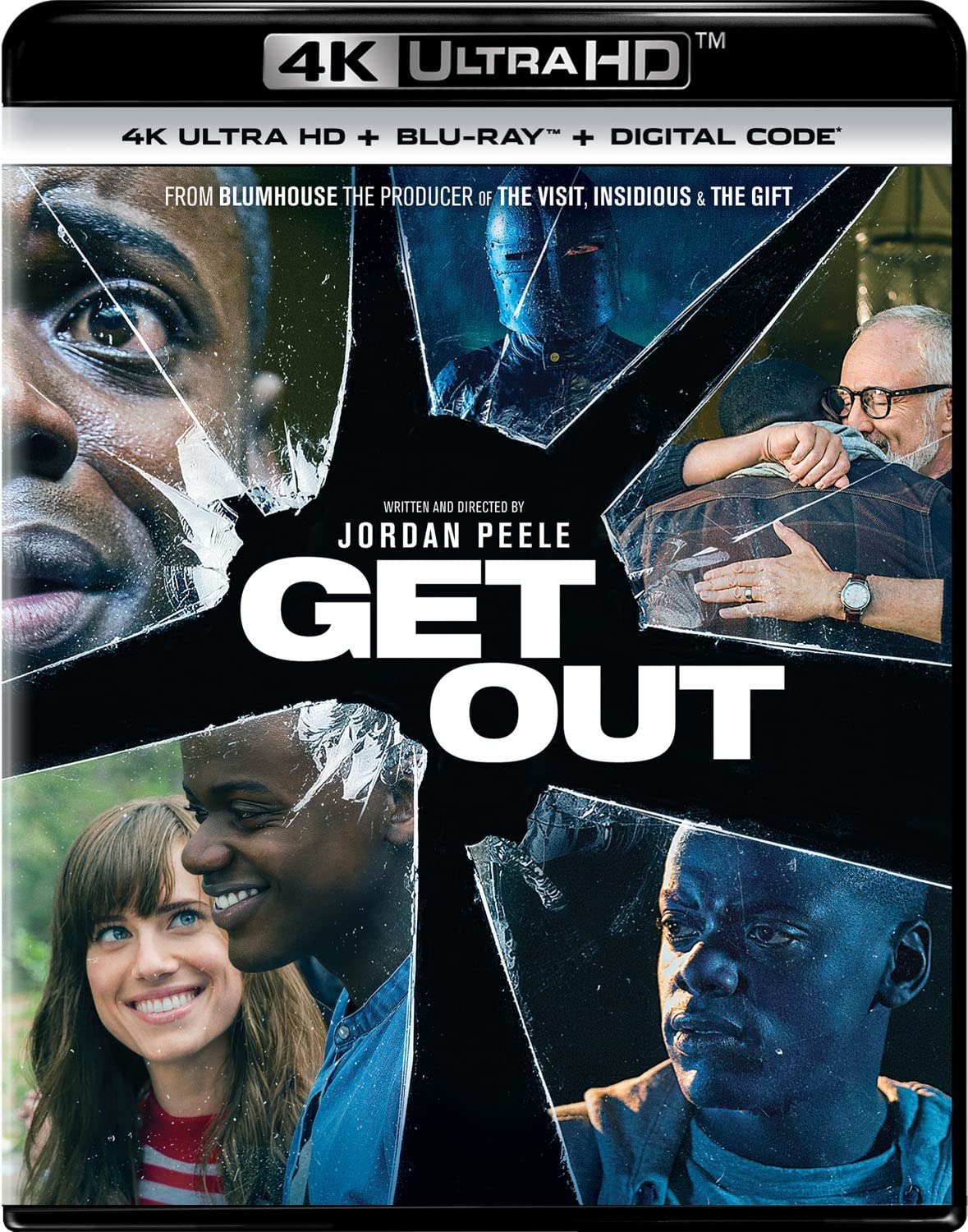 Get Out disc case with Daniel Kaluuya on the cover