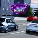 Ghost Driver highway traffic weaving artwork on Roblox