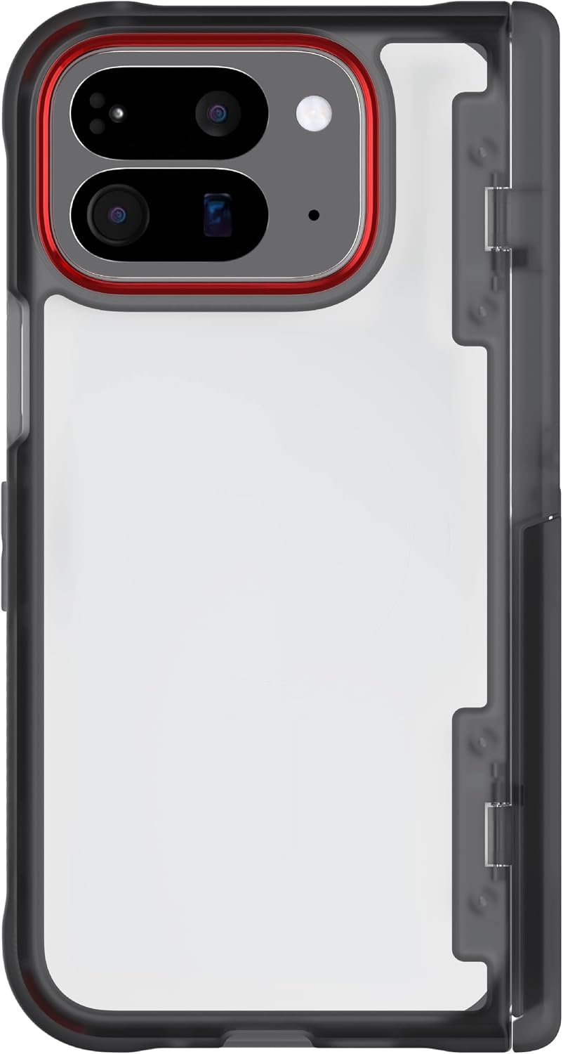 Ghostek Covert clear case for Google Pixel 10 Pro Fold with its built-in kickstand extended