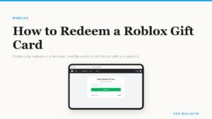 How to redeem a Roblox gift card on the Roblox redeem page