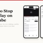 How to stop autoplay on YouTube shown on the player and in the app settings