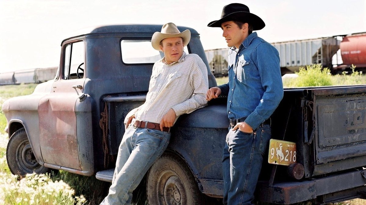 A scene from Brokeback Mountain (2005)