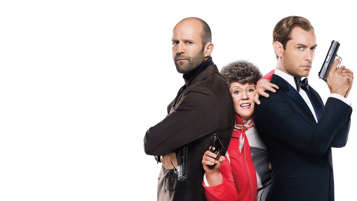 A scene from Spy (2015)