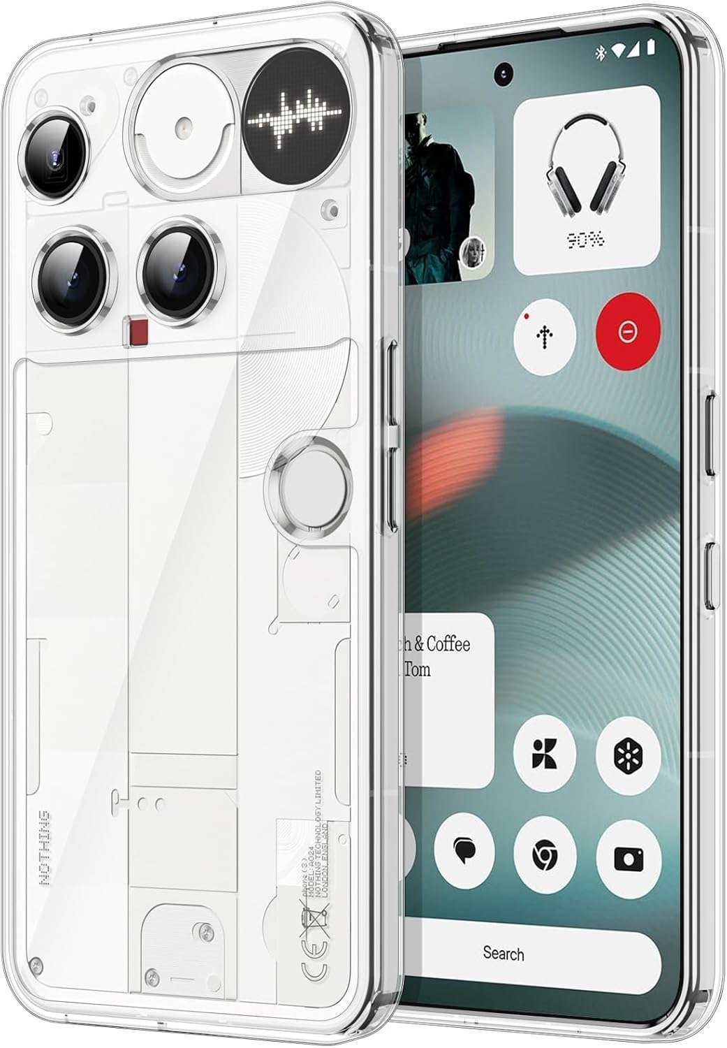 JETech clear case for Nothing Phone 3