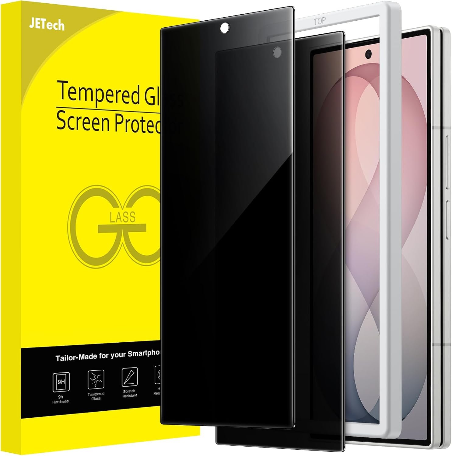 JETech front privacy screen protector for the Galaxy Z Fold 8 Ultra and Z Fold 7