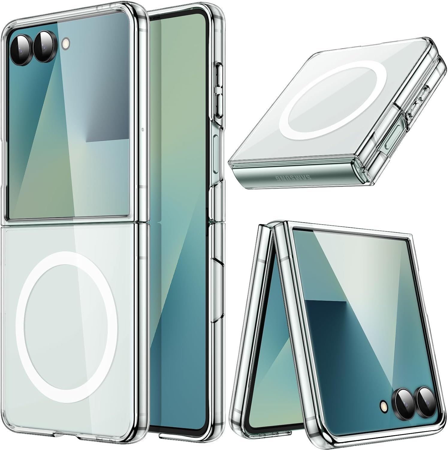JETech magnetic clear case for the Samsung Galaxy Z Flip 7