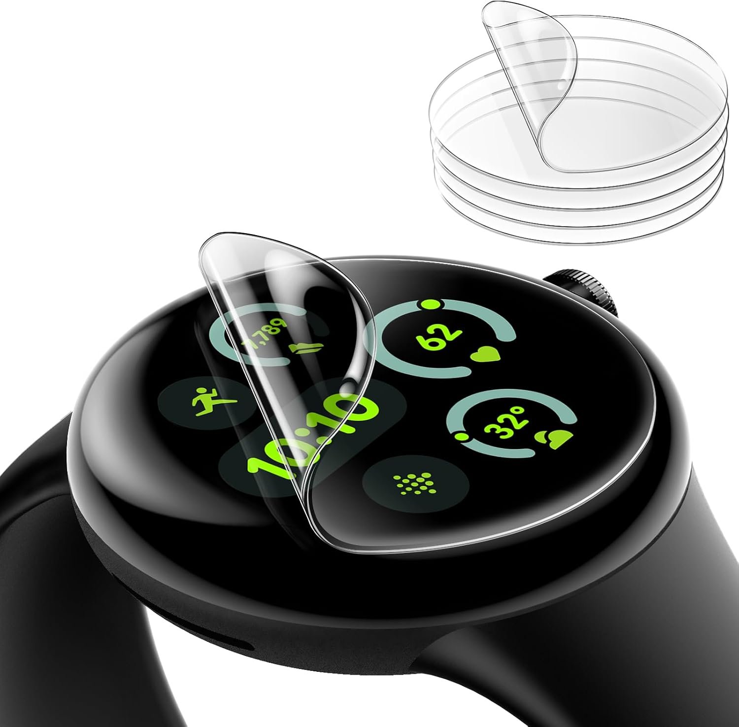 JETech six-pack of self-healing TPU screen protectors for the 41mm Google Pixel Watch 5