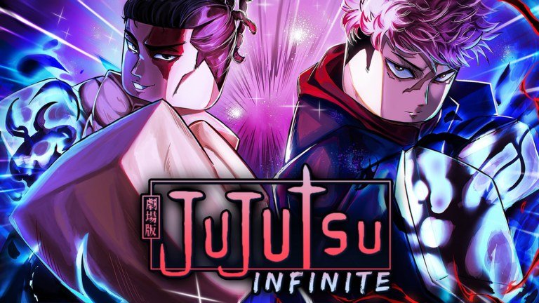Jujutsu Infinite open world artwork on Roblox
