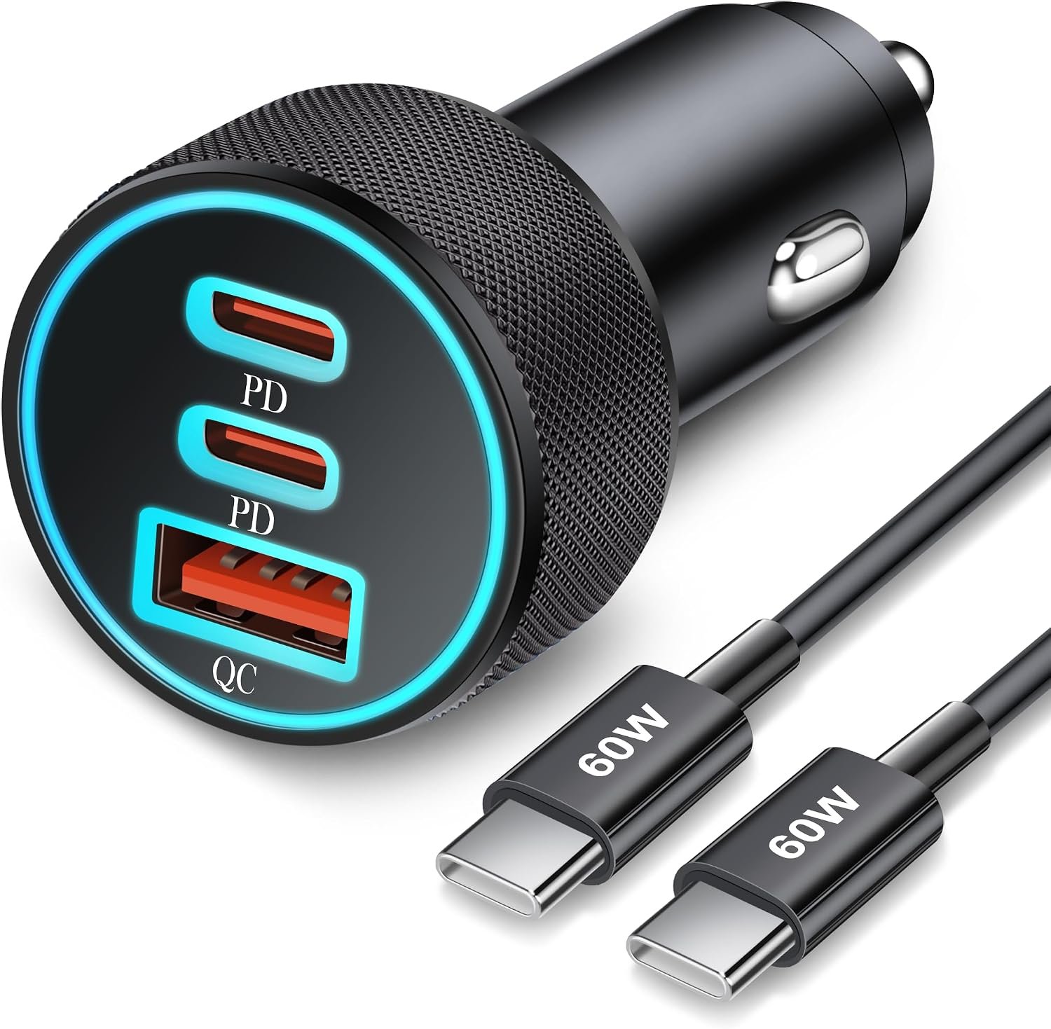 KENHAO 67W three-port USB-C car charger for Samsung Galaxy S26