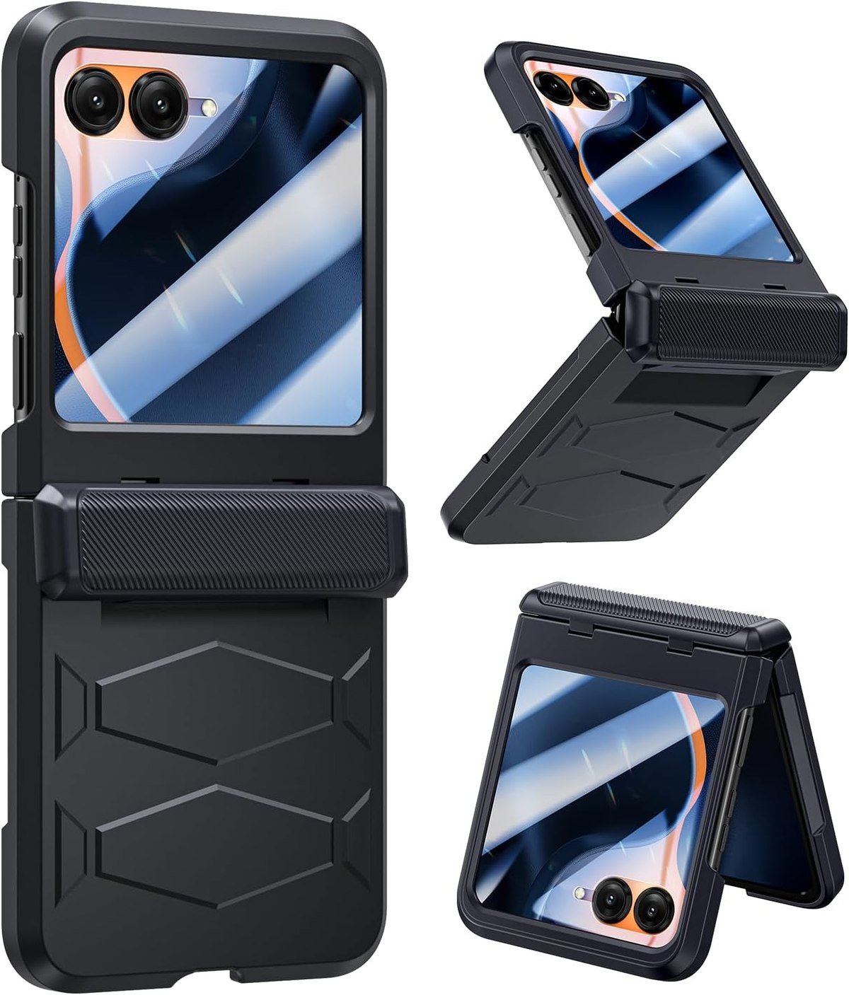 LEIAU armor case for Motorola Razr in black