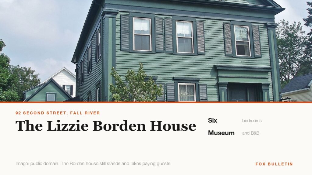 The Borden house at 92 Second Street, Fall River