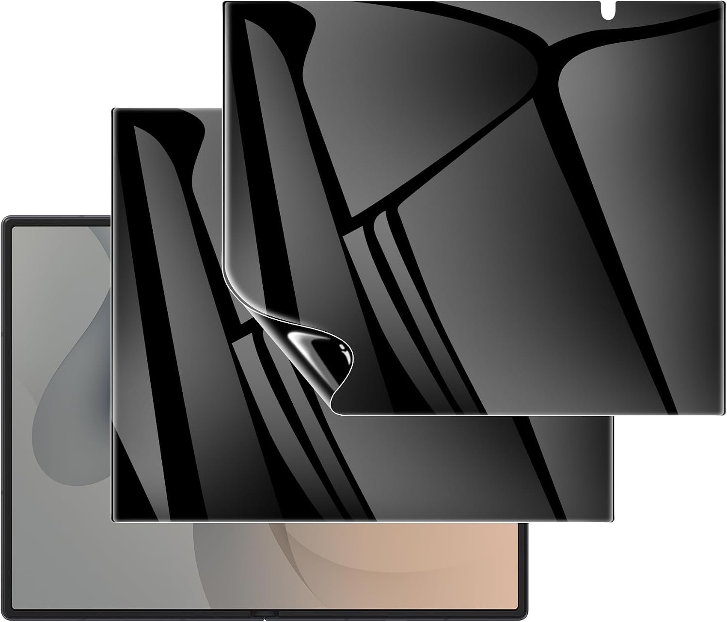 LYWHL non-glass privacy inner screen protector two-pack for the Samsung Galaxy Z Fold 8
