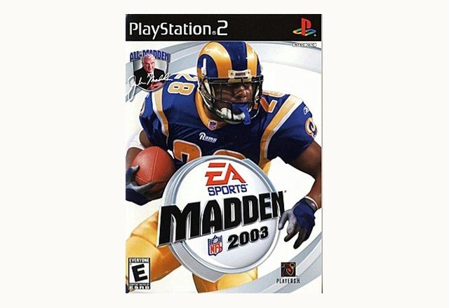 Madden NFL 2003 PlayStation 2 box art
