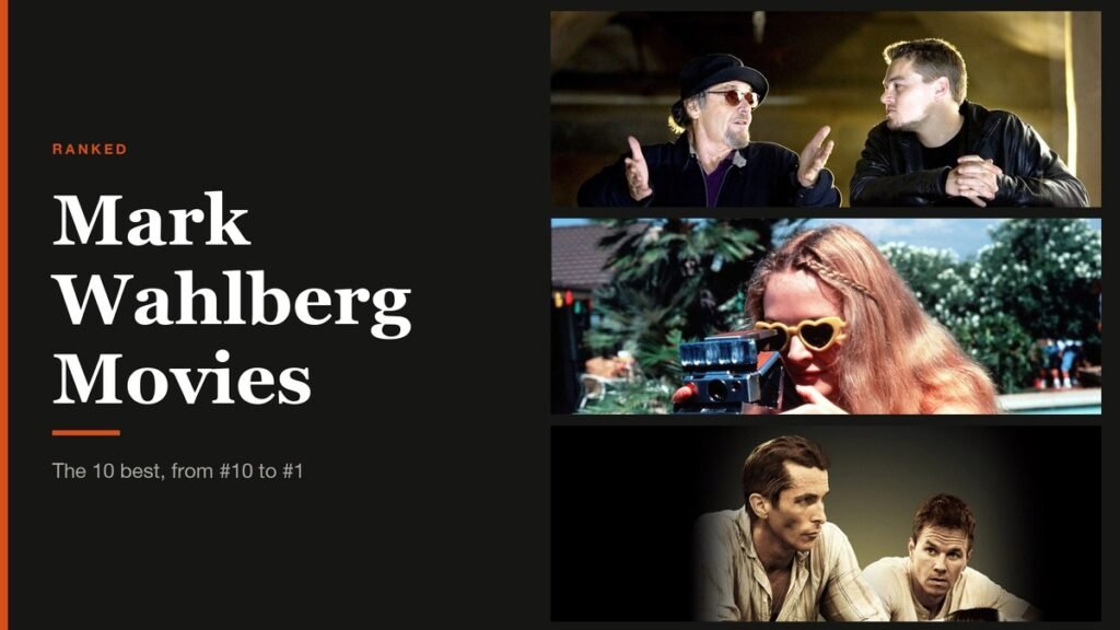 Mark Wahlberg Movies headline beside stills from Mark Wahlberg films