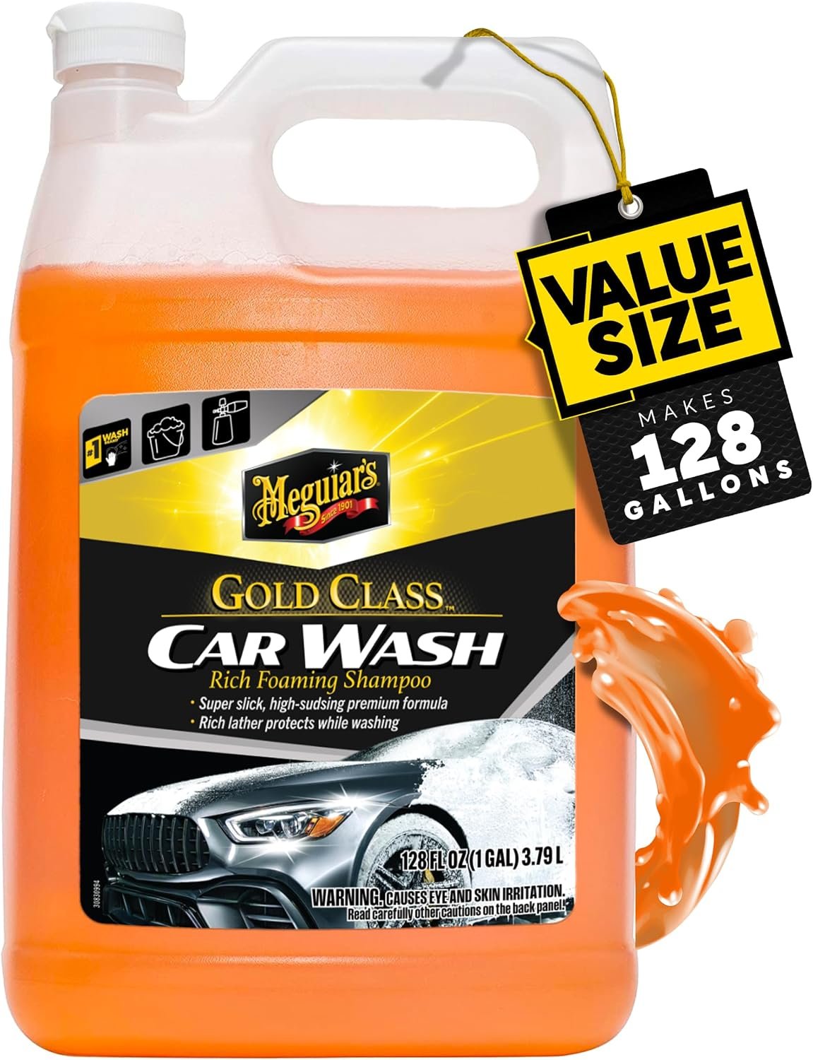 Meguiar's Gold Class Car Wash one gallon bottle
