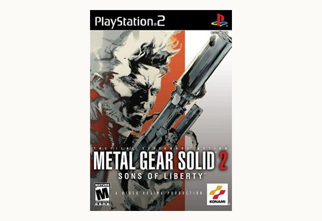 Metal Gear Solid 2: Sons of Liberty PlayStation 2 box art